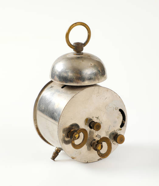 istock Back of an old alarm clock 1200962333