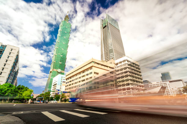 Busy intersectionTaipei, Taiwan