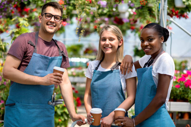 istock Working in a garden center 1200974485
