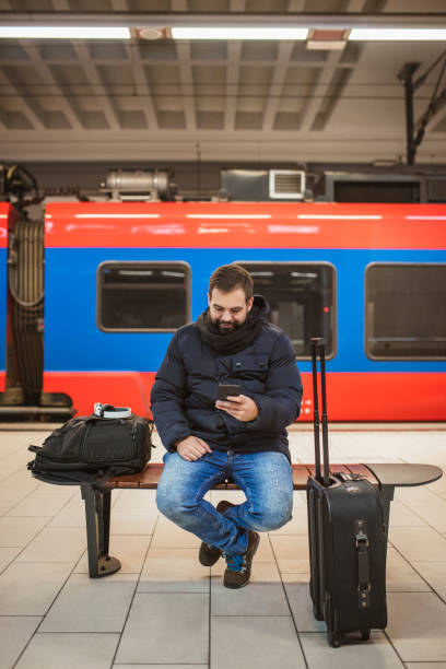 istock A solo traveler is waiting at the train station 1200975236
