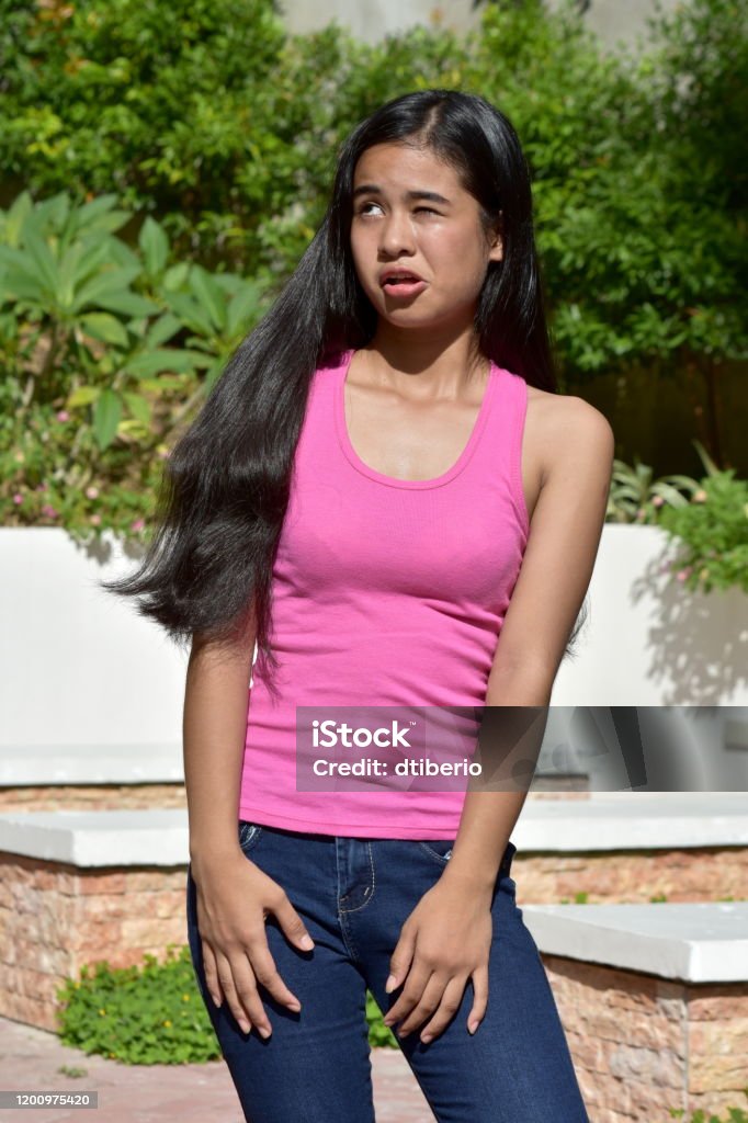An An Idiotic Youthful Asian Person Stock Photo - Download Image Now - All  People, Asian and Indian Ethnicities, Careless - iStock