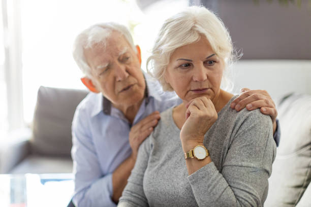 istock Senior couple having an argument at home 1200979043