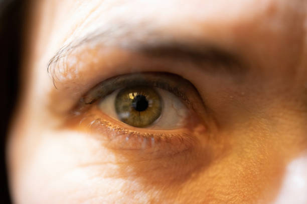 istock Woman eye macro closeup 1200979341