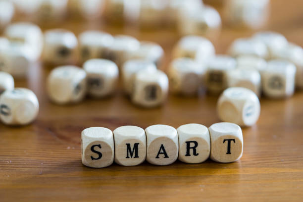 istock Smart written with wooden cubes 1200987294