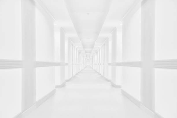 istock White Blur Abstract corridor pathway Background From Building Hallway for design 1200988393
