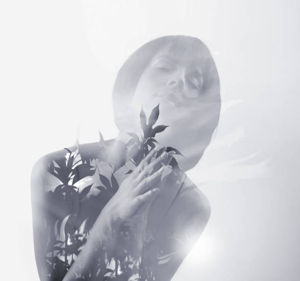 istock Multiple Exposure of Wildfires and grieving woman 1200988873