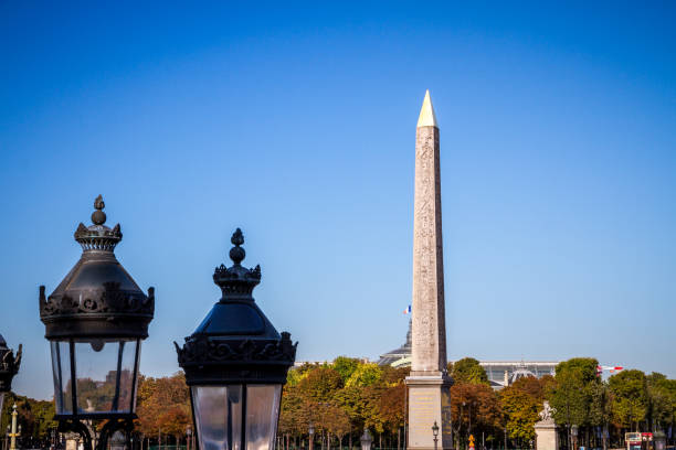 istock Obelisk of Luxor in Concorde square, Paris 1200997484