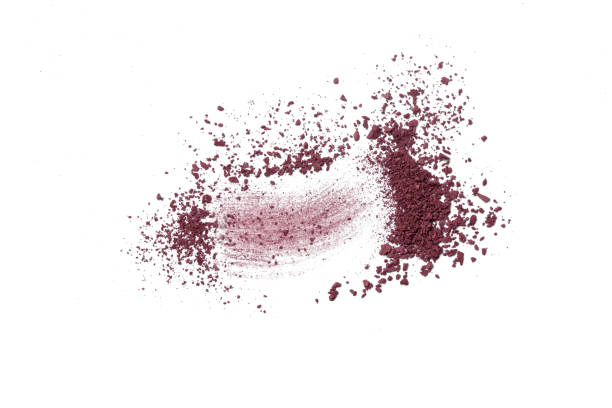 istock Purple pigment powder isolated on white background 1200999121