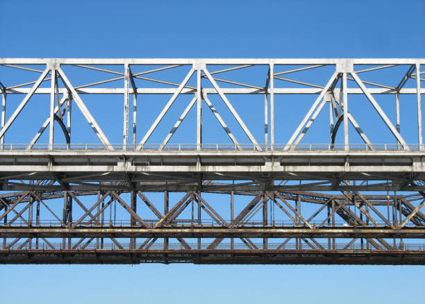 istock Bridges in parallel stretching across the mighty Mississippi 1200999152