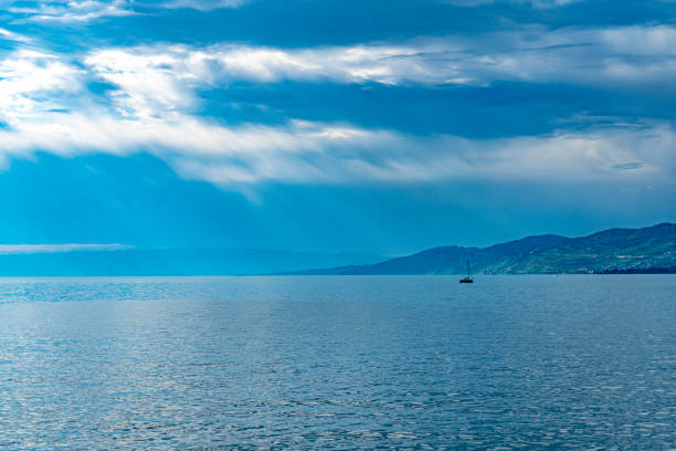2019 Boat on Lake Geneva, Switzerland