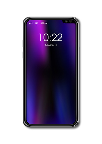 Cape Town, South Africa - March 24, 2023:  Setting up new iPhone 14 Pro in Space Black with older iPhone 11 Pro, transferring Data