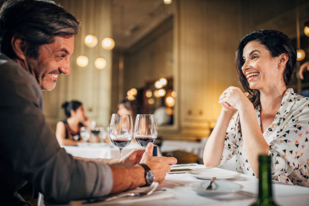 istock Mature man proposing a woman 1201004024
