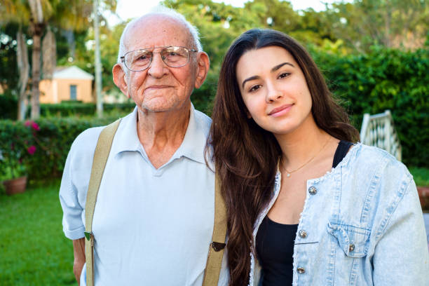 istock Grandfather and Granddaughter 1201013045