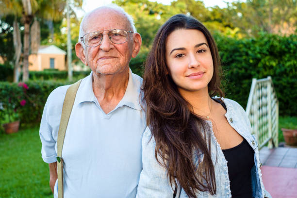 istock Grandfather and Granddaughter 1201013069