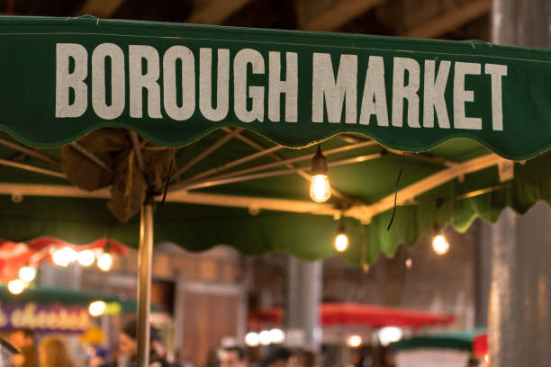 Borough Market stock photo