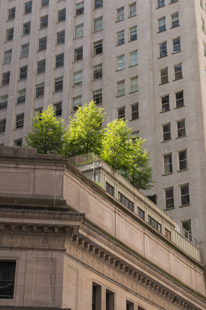 wall street - morgan stanley headquarters photos et images de collection