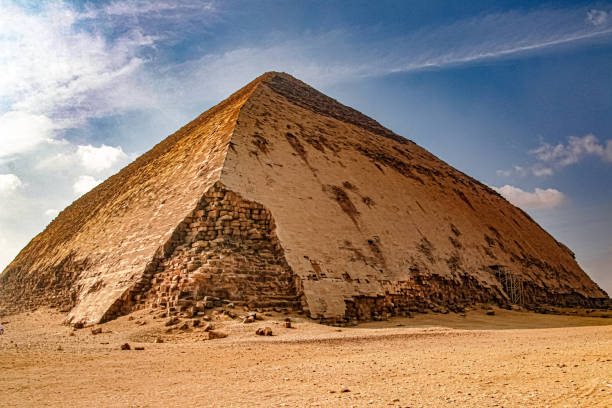 istock broken pyramid is an Egyptian pyramid in Dakhshur, erected during the reign of Pharaoh Snofra XXVI century BC . 1201018646