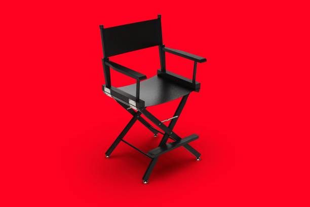 istock 3d Rendering Film Industry Concept on red background 1201020640