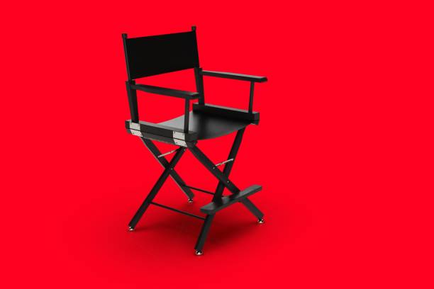 istock 3d Rendering Film Industry Concept on red background 1201020642