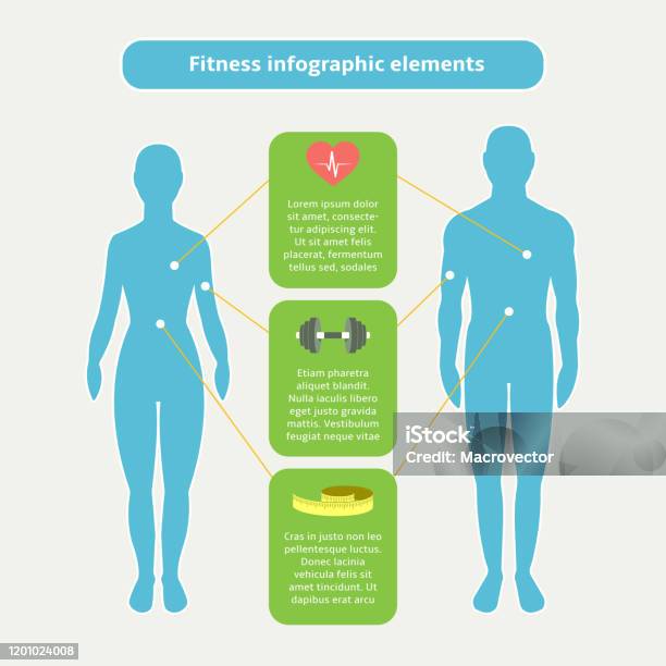 Health Simple Graphics Fitness Infographics Stock Illustration - Download Image Now - Healthy ...