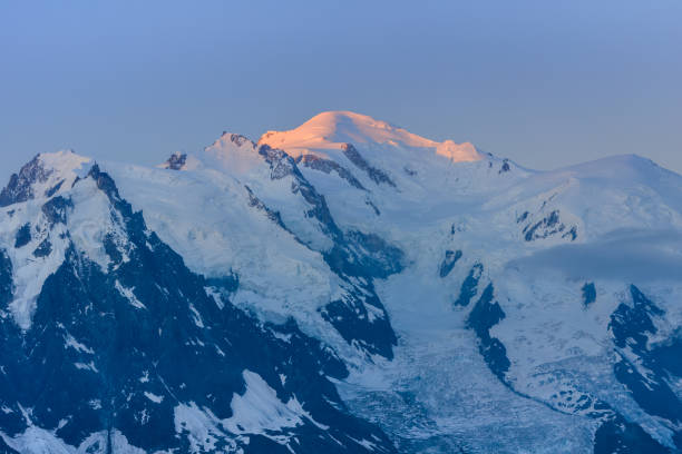 Mont Blanc is the highest mountain of historic Europe (4810 m altitude)