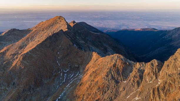 istock Fagaras Mountains in sunset, Romania 1201025945