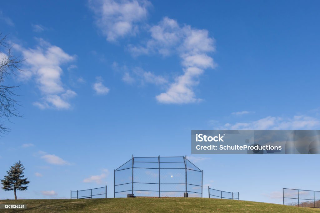 Baseball Field a baseball field with nobody on the field. Baseball Diamond Stock Photo