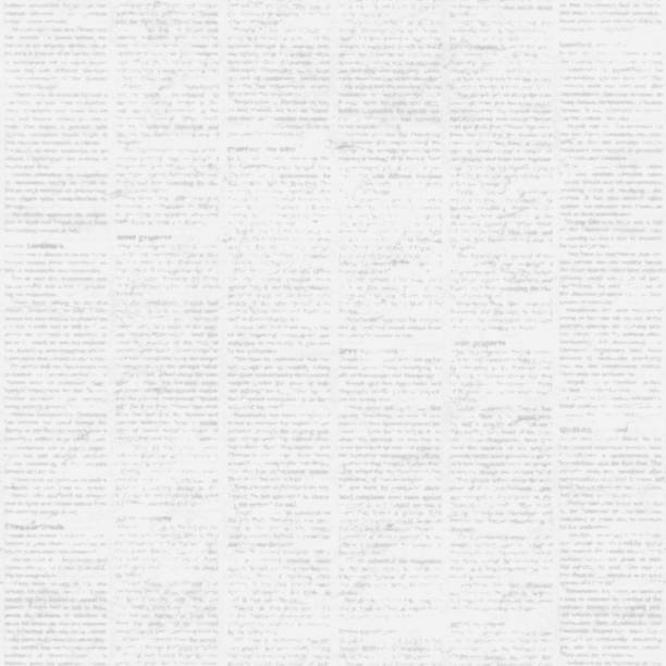 istock Newspaper seamless pattern with old vintage unreadable paper texture background 1201027459