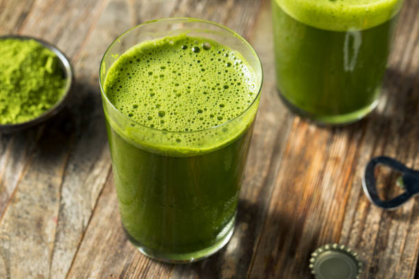 istock Homemade Green Matcha Beer 1201028940