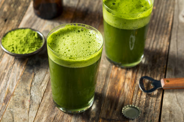 istock Homemade Green Matcha Beer 1201029368