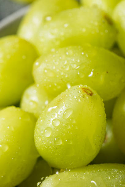 istock Organic Raw Green Grapes 1201029702