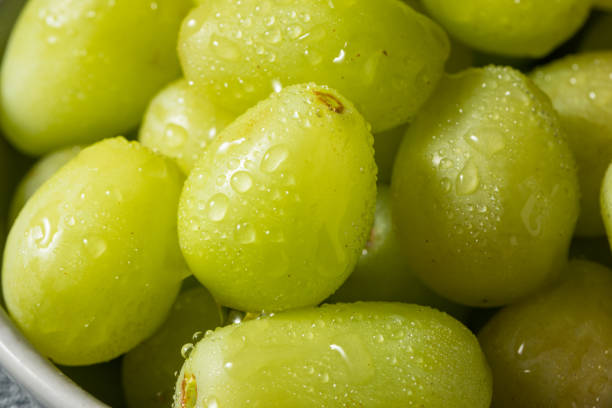istock Organic Raw Green Grapes 1201029776