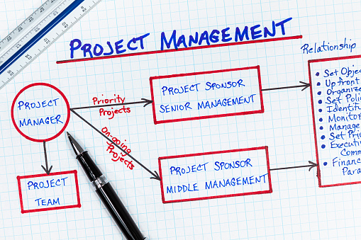 Project Management Diagram Stock Illustration - Download Image Now ...