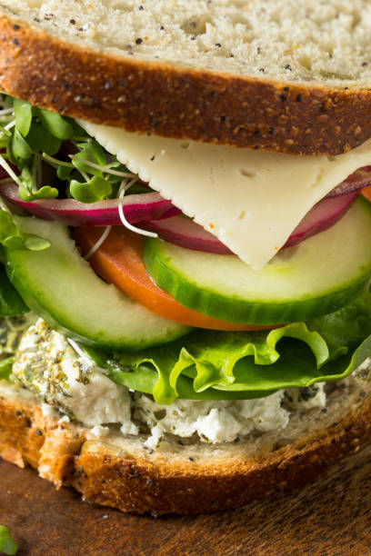 istock Healthy Organic Veggie Garden Sandwich 1201030741