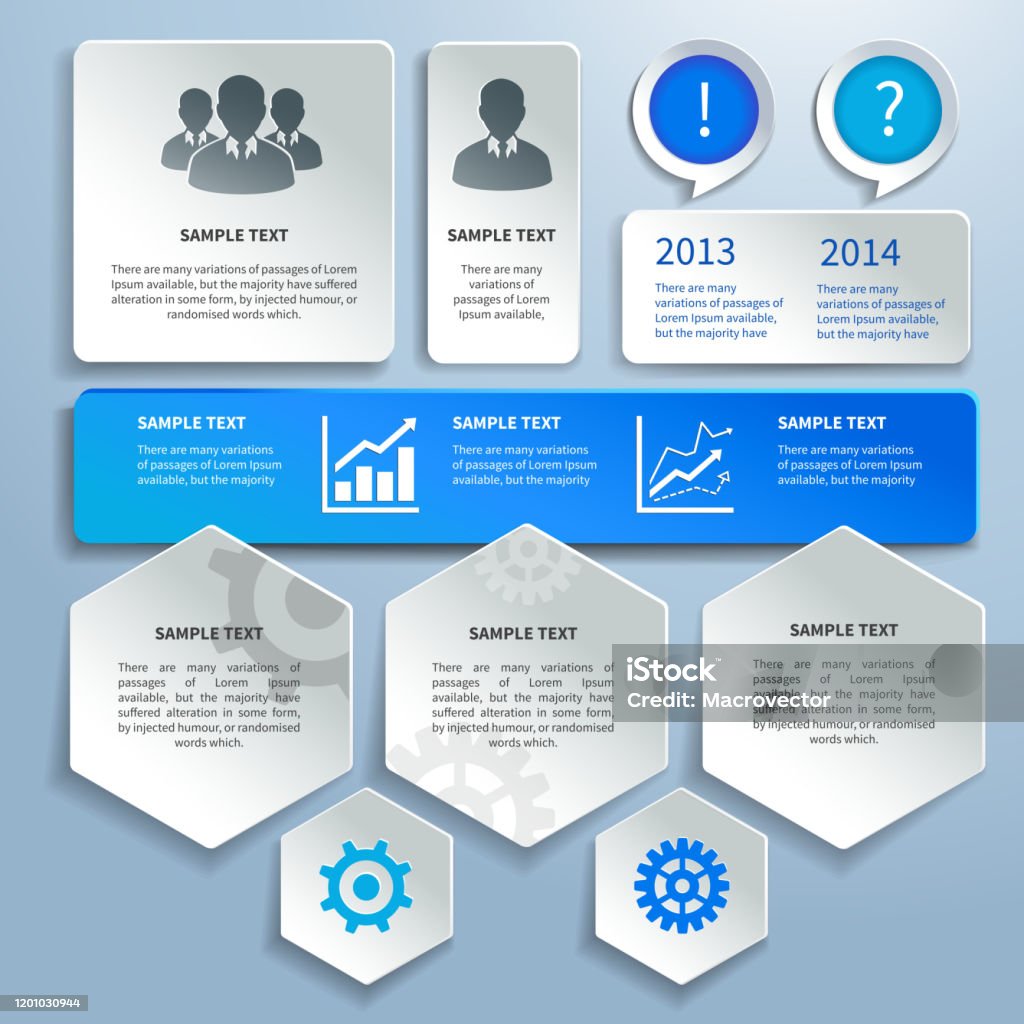 Paper Infographic Background Paper Infographics 3 Stock Illustration - Download Image Now - Abstract ...