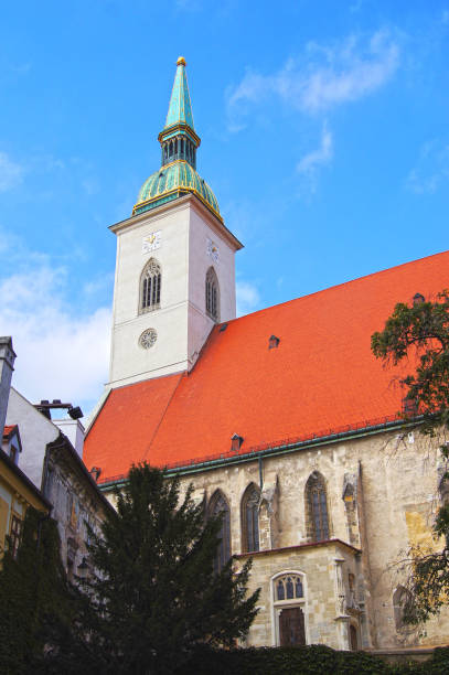 istock St. Martin's cathedral in Bratislava, Slovakia. 1201031799