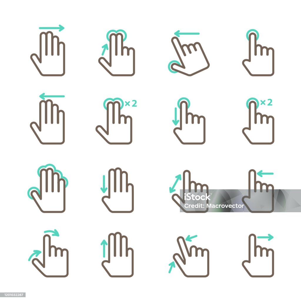 Touch Screen Hand Hand Touching Screen Stock Illustration - Download Image Now - 1970 ...