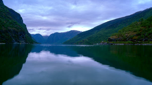 istock Tourist on Stegastein viewpoint, Norway 1201033827