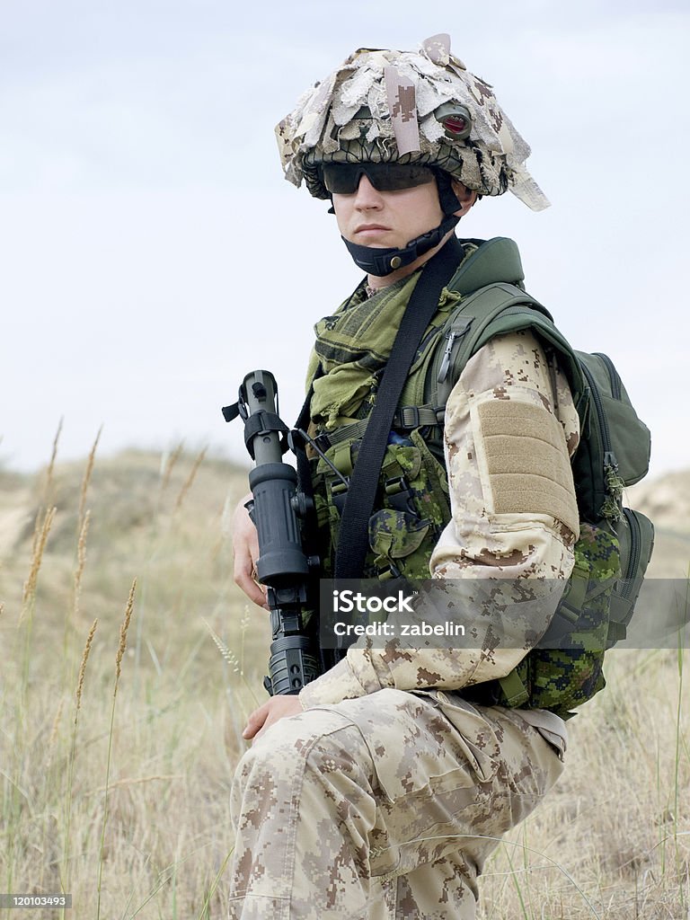 soldier - Foto de stock de Soldado - Ejército de Tierra libre de derechos