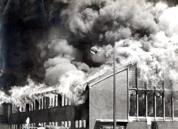 istock College campus field house on fire 1201035807