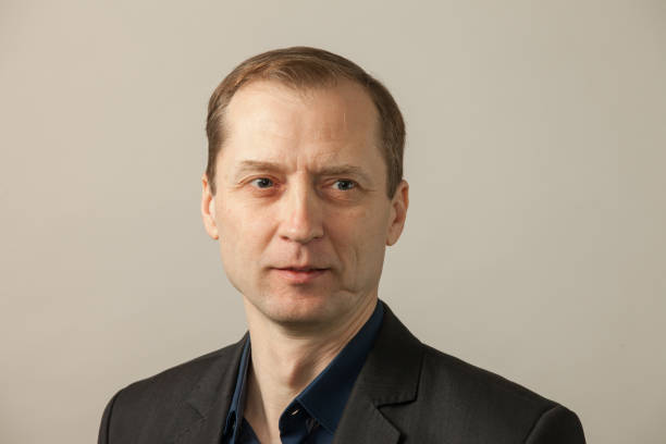 istock Studio portrait of a 45 year old man 1201037251