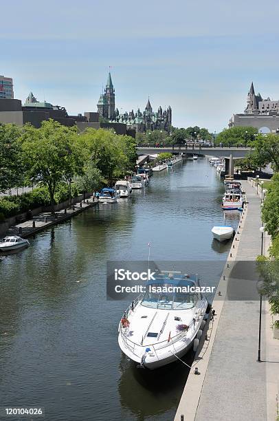 Waterway In Ottawa Canada Stock Photo - Download Image Now - Architecture, Canada, Canal