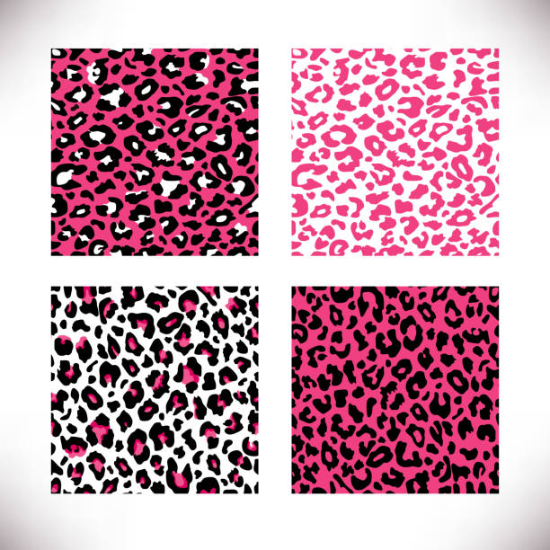 leopard nahtlose muster. - exoticism animal africa cheetah stock-grafiken, -clipart, -cartoons und -symbole