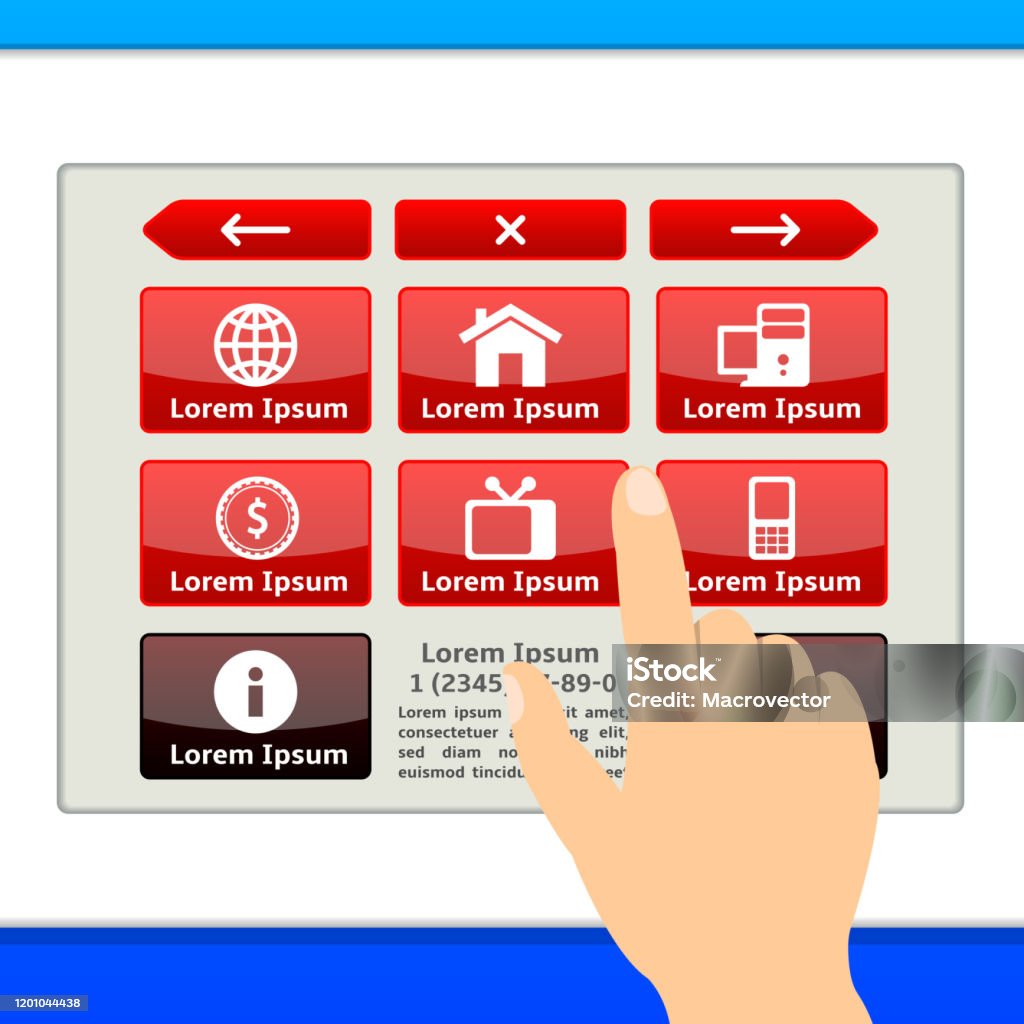 Information Terminals Information Terminal Stock Illustration - Download Image Now ...
