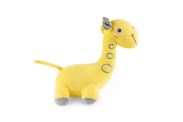 istock Uellow dinosaur plush toy 1201046606