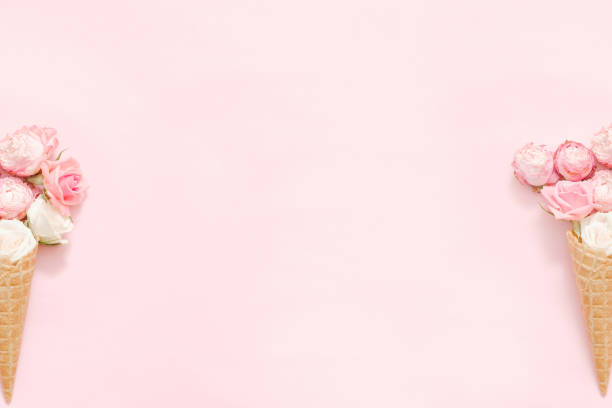 istock art floral arrangement abstract ice cream pink 1201050164