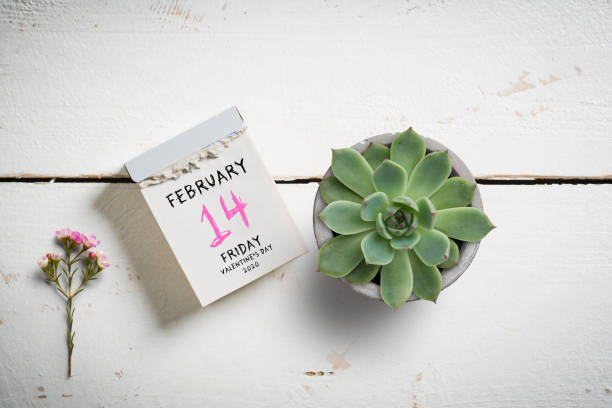 istock tear-off calendar with Valentine's Day 2020 on top 1201052266