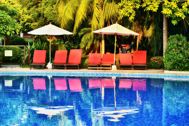 swimming pool in hotel  Thailand