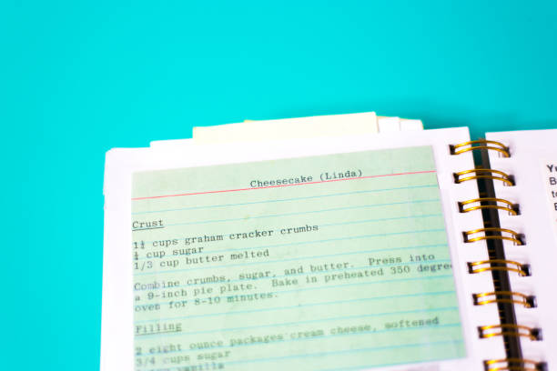 istock Homemade Recipe Notebook: Recipe for Cheesecake 1201054357