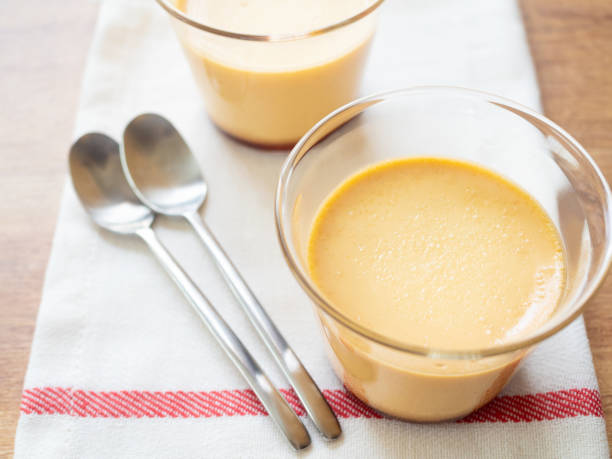Delicious homemade creme caramel dessert
